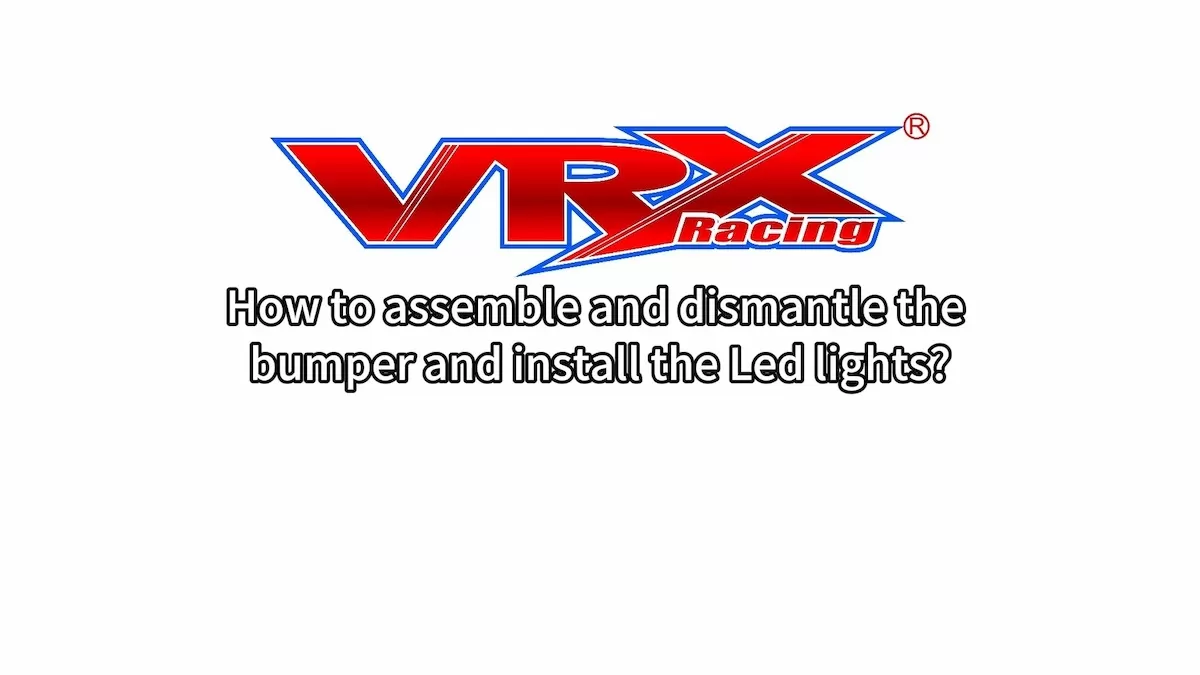 Comment assembler et démonter le pare-chocs et installer les lumières LED?