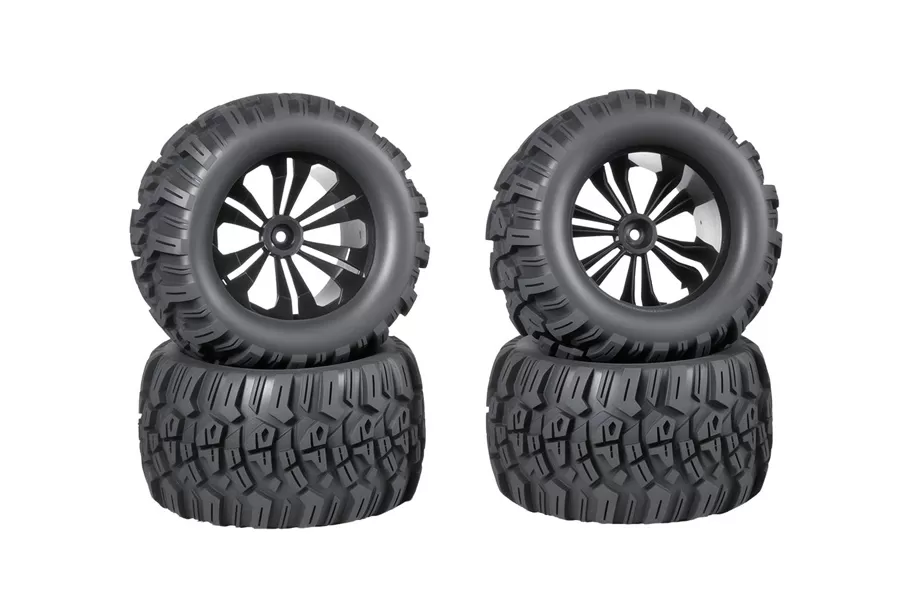 Pneu avant RC 12mm Hex Hub en caoutchouc pour camion RC à 1/10 échelle #10751