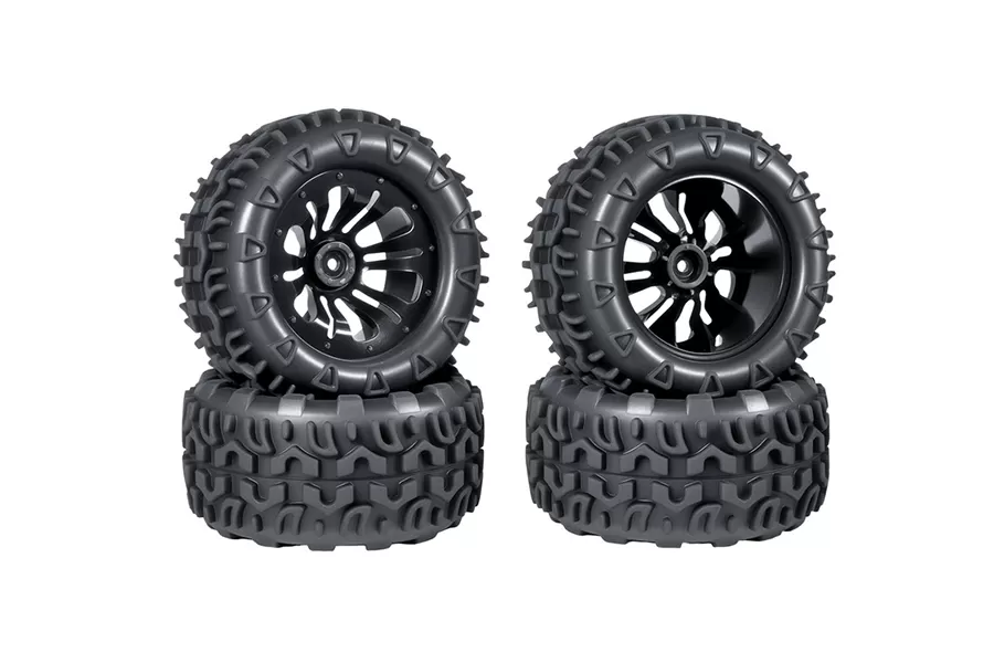 Pneu RC 12mm Hex Hub en caoutchouc pour 1/10 échelle RC voiture #10138