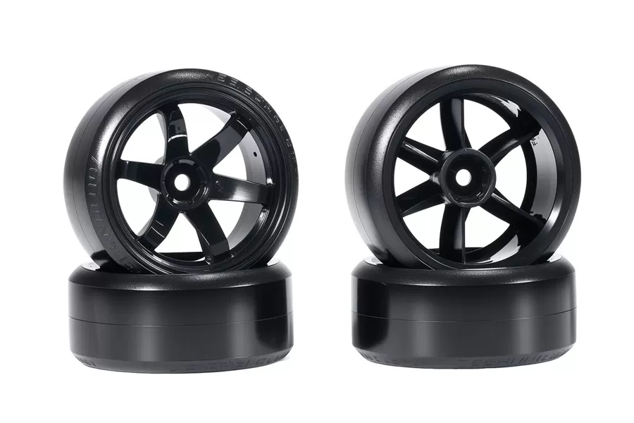 Pneu RC 12mm Hex Hub en caoutchouc pour 1/10 échelle RC voitures de dérive sur route #10489