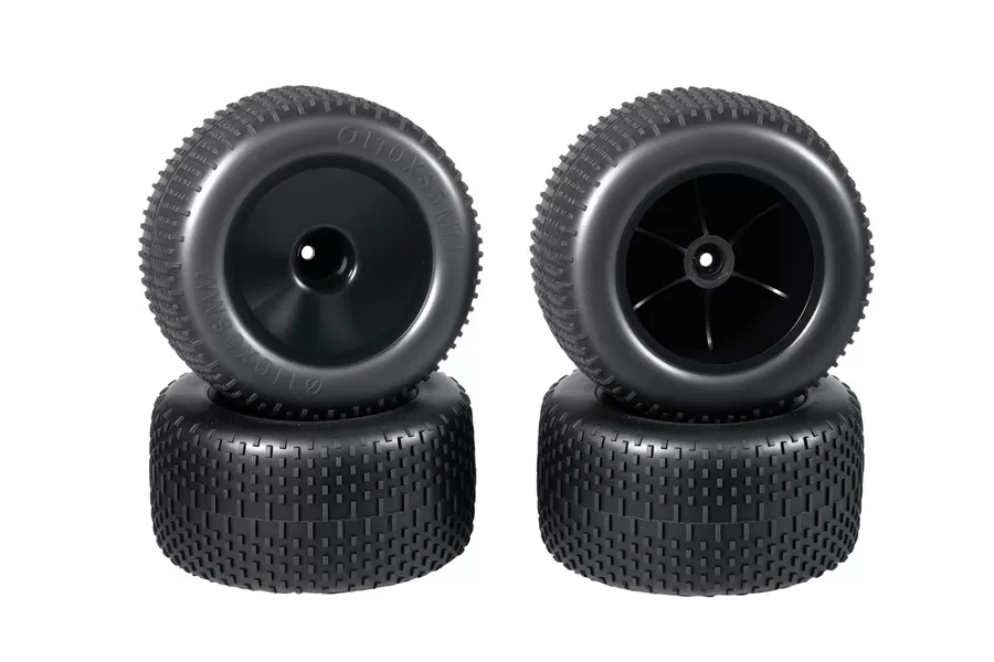 Pneu RC 12mm Hex Hub en caoutchouc pour camion RC à 1/10 échelle et Truggy #10211