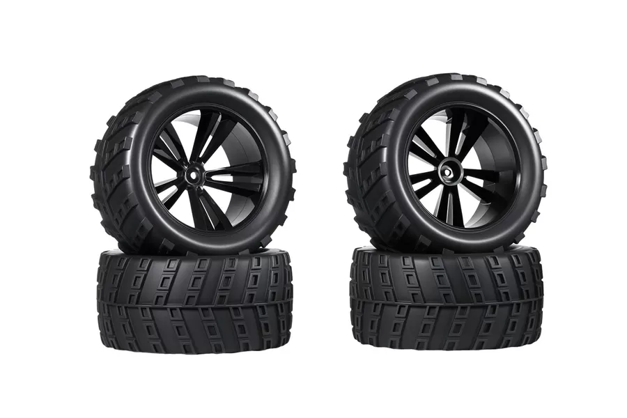 Pneu RC 12mm Hex Hub Caoutchouc Pour Camions RC à 1/10 échelle #10563