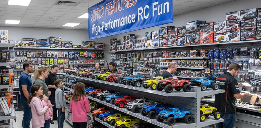 Revitaliser un magasin de loisirs américain classique avec ''Nitro Hobbies''