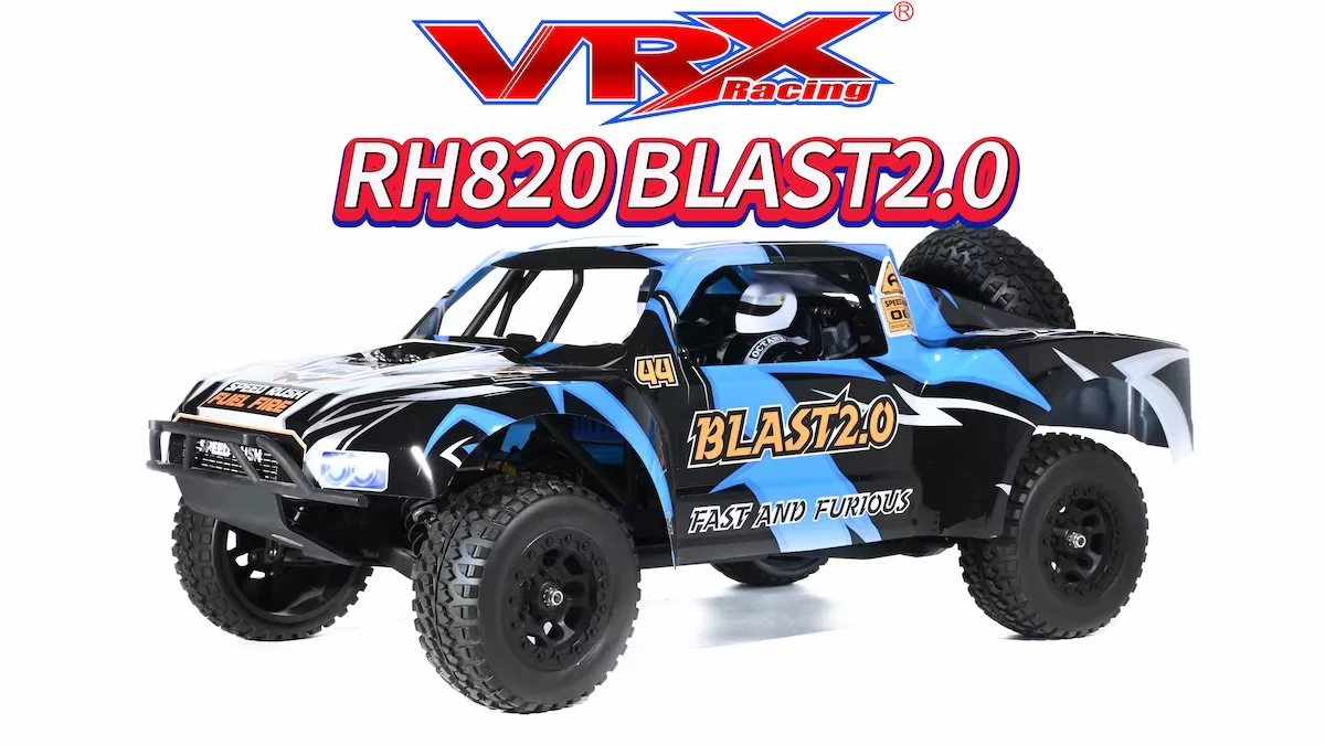 RH820 BLAST 2.0 Unboxing: une plongée profonde dans le camion de petit parcours sans balais à 1/8 échelle de VRX Racing
