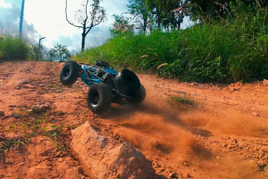 Buggy de sable électrique tout-terrain à 10 échelles 4WD 2.4G sans balais RTR # RH1062