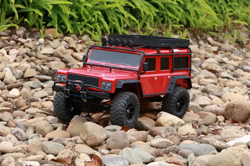 Crawler électrique tout-terrain à 10 échelles 4WD 2.4G Trail télécommande voiture RTR # RH1047