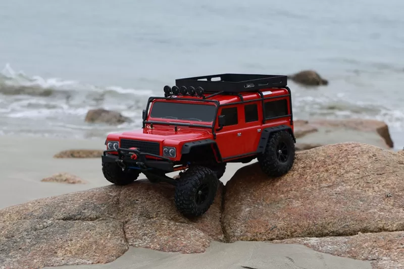 Crawler électrique tout-terrain à 10 échelles 4WD 2.4G Trail télécommande voiture RTR # RH1047