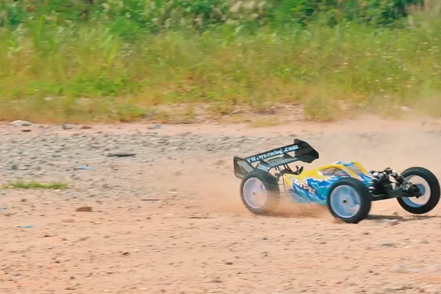 8 échelles 4WD électrique tout-terrain RC Buggy 2.4G brossé haute vitesse RTR # RH815