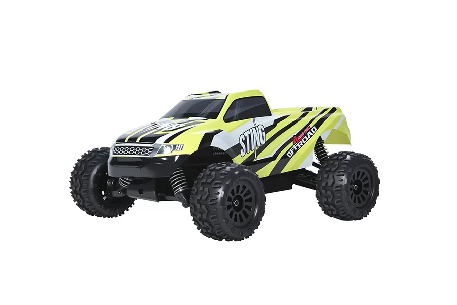 Camion monstre RC 4x4 tout-terrain électrique sans balai à l’échelle 1/18, 2,4 GHz, prêt à rouler #RH1812