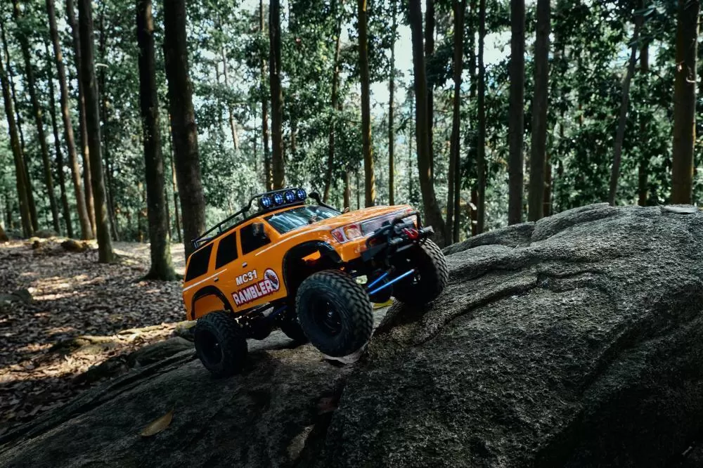 Vitrine de MC31 Rambler 1:10 échelle 4 roues motrices à couple élevé RTR # RH1052