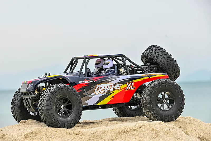 Buggy de sable électrique tout-terrain à 10 échelles 4WD 2.4G brossé voiture haute vitesse RTR # RH1043