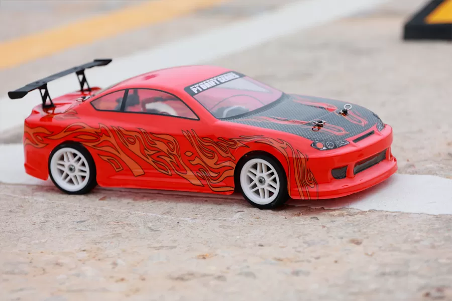 Route électrique à 4 roues motrices, en 2.4G brossé haute vitesse RTR # RH1025