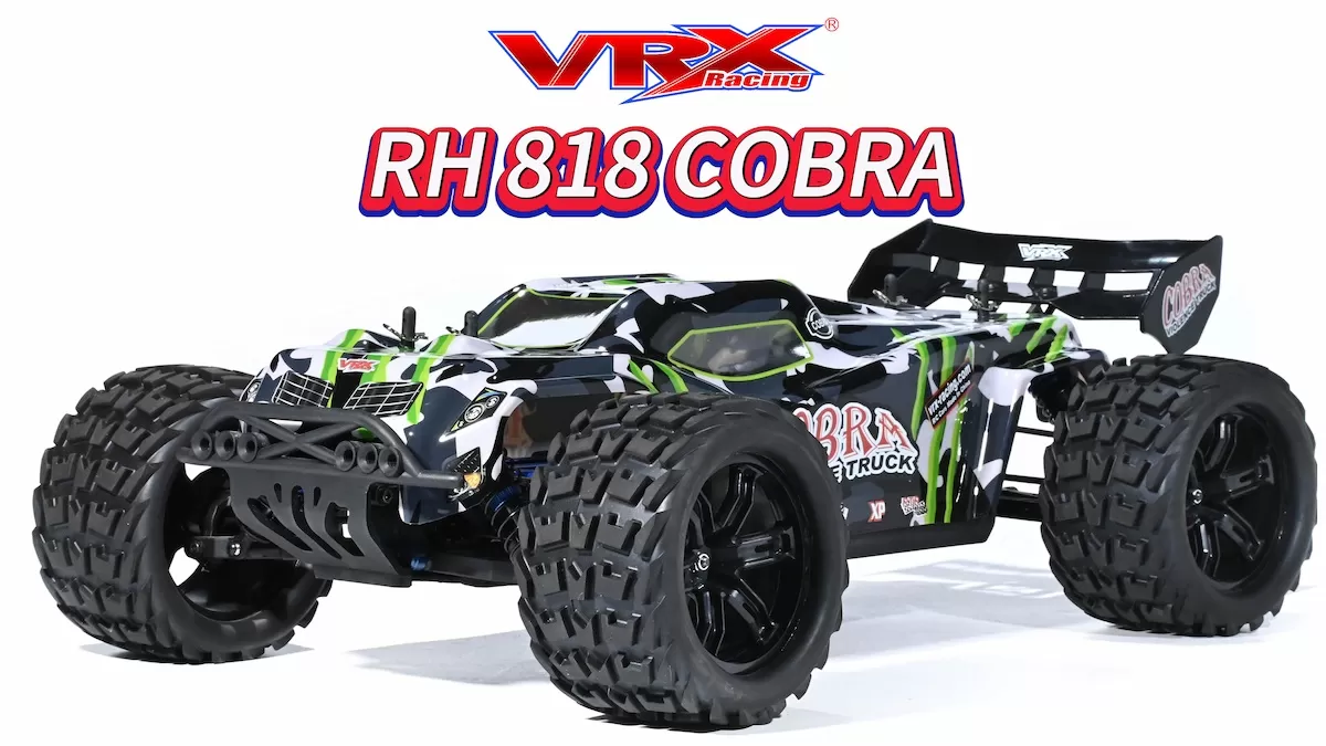VRX COBRA RH818 Unboxing: une plongée profonde dans le Bashing Brushless Truggy à grande vitesse de VRX Racing
