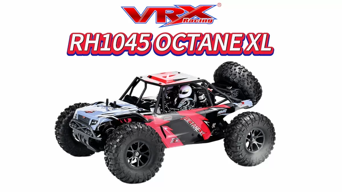 VRX Octane XL RH1045 Unboxing: une plongée profonde dans le camion désert sans balais à grande vitesse de VRX Racing