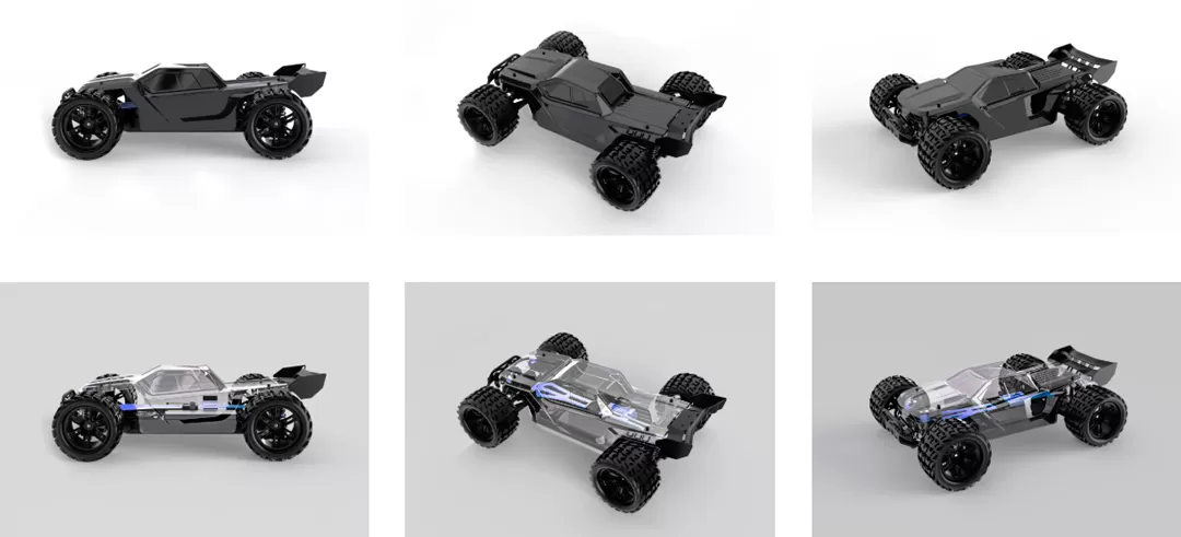 VRX RACING New Design: New 1 8 Off-Road RC Car Body Shell