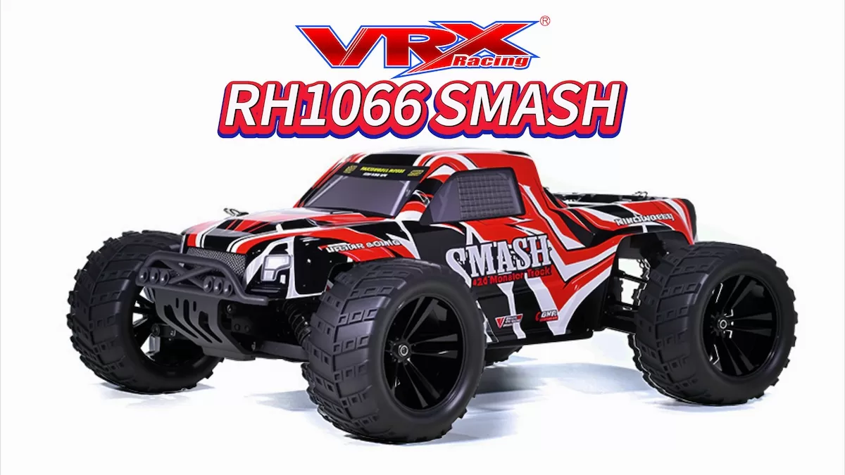 VRX SMASH RH1066 Unboxing: une plongée profonde dans le camion monstre sans balais à grande vitesse de VRX Racing